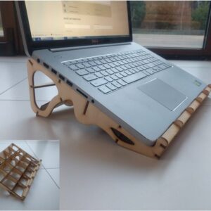 Intra απο ξύλο plywood 3mm-4mm πάχος - Βάση φορητού υπολογιστή 17 ιντσών 3,8 mm Κόντρα πλακέ Δίασταση 30x30 cm Intraeaxys-075yk30o