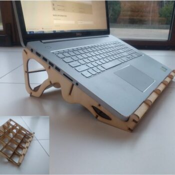 Intra απο ξύλο plywood 3mm-4mm πάχος - Βάση φορητού υπολογιστή 17 ιντσών 3,8 mm Κόντρα πλακέ Δίασταση 30x30 cm Intraeaxys-075yk30o - Image 1