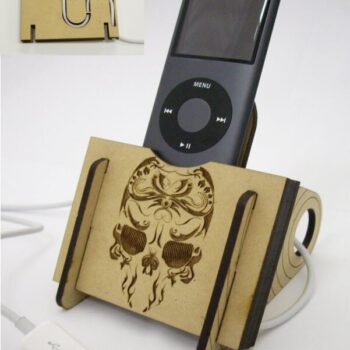 Intra απο ξύλο plywood 3mm-4mm πάχος - iPod Dock Δίασταση 30x30 cm Intraeaxys-075ykn0o - Image 1