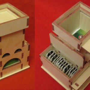 Intra απο ξύλο plywood 3mm-4mm πάχος - Ξύλινο τσαγιέρα Δίασταση 30x30 cm Intraeaxys-67wlegl1