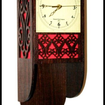 Intra απο ξύλο plywood 3mm-4mm πάχος - Ρολόι Fretwork Δίασταση 30x30 cm Intraeaxys-p7yvw27q - Image 1