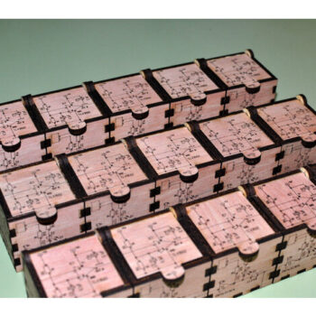 Intra απο ξύλο plywood 3mm-4mm πάχος - Κουτί Δίασταση 30x30 cm Intraeaxys-joeyj916 - Image 1