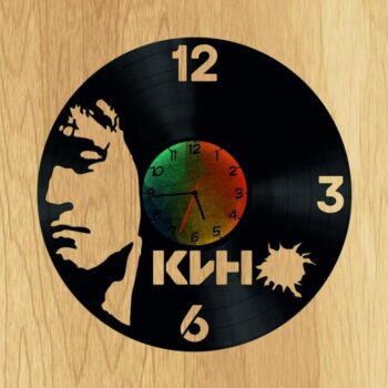 Intra απο ξύλο plywood 3mm-4mm πάχος - Ρολόι Tsoy V Vinyl Record DIY Δίασταση 30x30 cm Intraeaxys-ro6l5nox - Image 1