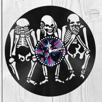 Intra απο ξύλο plywood 3mm-4mm πάχος - Ρολόι βινυλίου σκελετοί Δίασταση 30x30 cm Intraeaxys-m1d9zx7k - Image 1