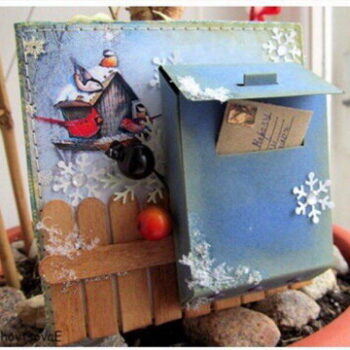 Intra απο ξύλο plywood 3mm-4mm πάχος - Πρωτοχρονιάτικο κουτί 6mm Δίασταση 30x30 cm Intraeaxys-91jgjl1m - Image 1