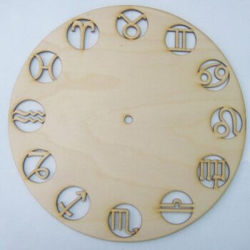 Intra απο ξύλο plywood 3mm-4mm πάχος - ζωδιακι Δίασταση 30x30 cm Intraeaxys-91jjk81m - Image 1