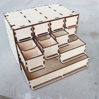 Intra απο ξύλο plywood 3mm-4mm πάχος - Κουτί Δίασταση 30x30 cm Intraeaxys-eo439w1j - Image 1