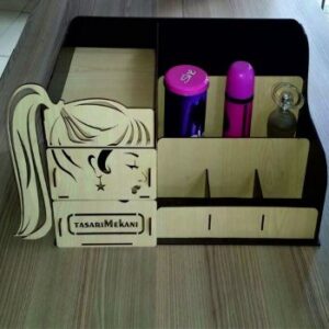 Intra απο ξύλο plywood 3mm-4mm πάχος - Κουτί μακιγιάζ Δίασταση 30x30 cm Intraeaxys-pokeqjoj