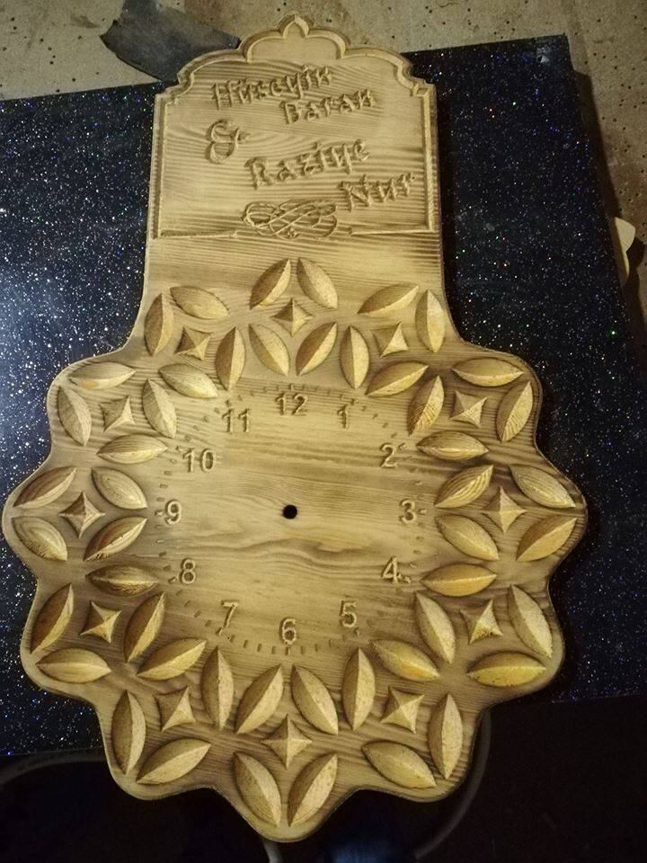 Intra απο ξύλο plywood 3mm-4mm πάχος - Brn Saat Δίασταση 30x30 cm Intraeaxys-joegx916