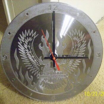 Intra απο ξύλο plywood 3mm-4mm πάχος - Ρολόι αετού Δίασταση 30x30 cm Intraeaxys-eo42ew7j - Image 1