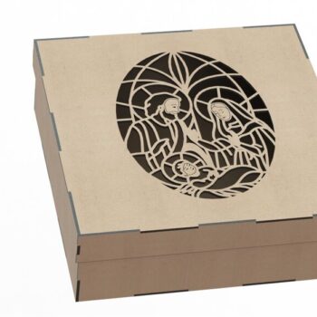 Intra απο ξύλο plywood 3mm-4mm πάχος - Ξύλινο κουτί Δίασταση 30x30 cm Intraeaxys-51r54376 - Image 1