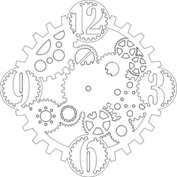 Intra απο ξύλο plywood 3mm-4mm πάχος - Saat Ilgin Δίασταση 30x30 cm Intraeaxys-6o3ljqon - Image 1