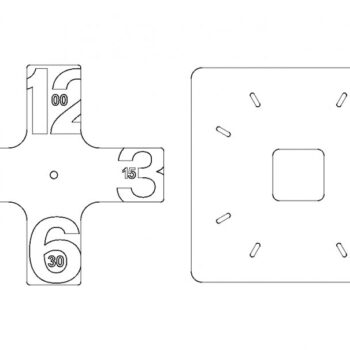 Intra απο ξύλο plywood 3mm-4mm πάχος - Σάββατο 2 Δίασταση 30x30 cm Intraeaxys-lopvdxow - Image 1
