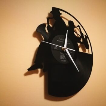 Intra απο ξύλο plywood 3mm-4mm πάχος - Ρολόι Orologio Vinile Blues Jazz Δίασταση 30x30 cm Intraeaxys-ro6yxm7x - Image 1