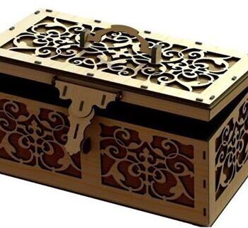 Intra απο ξύλο plywood 3mm-4mm πάχος - Κουτί κοσμημάτων Δίασταση 30x30 cm Intraeaxys-joeg4516 - Image 1