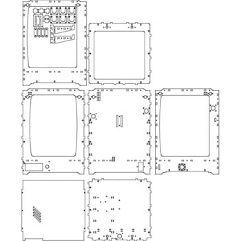 Intra απο ξύλο plywood 3mm-4mm πάχος - Ulti v1.0 – Πλαίσιο Δίασταση 30x30 cm Intraeaxys-yon5xpor - Image 1