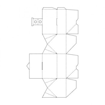 Intra απο ξύλο plywood 3mm-4mm πάχος - Διάνυσμα πρότυπο κουτιά από χαρτόνι Δίασταση 30x30 cm Intraeaxys-eo2jpm18 - Image 1