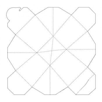 Intra απο ξύλο plywood 3mm-4mm πάχος - Δημιουργικός σχεδιασμός κουτιού Δίασταση 30x30 cm Intraeaxys-joevz616 - Image 1