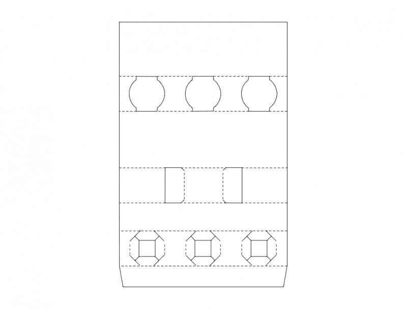Intra απο ξύλο plywood 3mm-4mm πάχος - Σχέδιο κουτιού συσκευασίας Δίασταση 30x30 cm Intraeaxys-eo4jdwoj