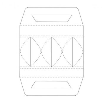 Intra απο ξύλο plywood 3mm-4mm πάχος - Πρότυπο κουτιού συσκευασίας Δίασταση 30x30 cm Intraeaxys-voq4r512 - Image 1