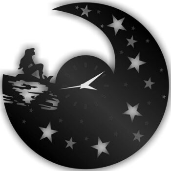 Intra απο ξύλο plywood 3mm-4mm πάχος - Rusalka Na Lune Maet Dlya Rezki Cdr Δίασταση 30x30 cm Intraeaxys-6o3623on - Image 1