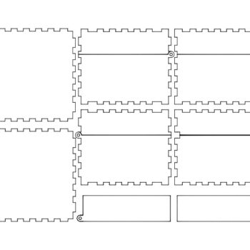 Intra απο ξύλο plywood 3mm-4mm πάχος - Αρθρωτό κουτί Δίασταση 30x30 cm Intraeaxys-91jw9pom - Image 1