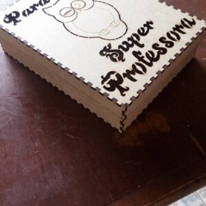 Intra απο ξύλο plywood 3mm-4mm πάχος - Κουτί με κουκουβάγια Δίασταση 30x30 cm Intraeaxys-ro66n3ox