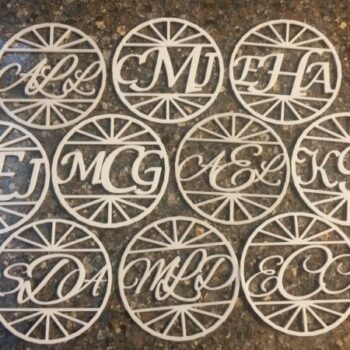 Intra απο ξύλο plywood 3mm-4mm πάχος - Προσαρμόσιμο σουβέρ με μονογράμματα Δίασταση 30x30 cm Intraeaxys-eo4yqd9o - Image 5