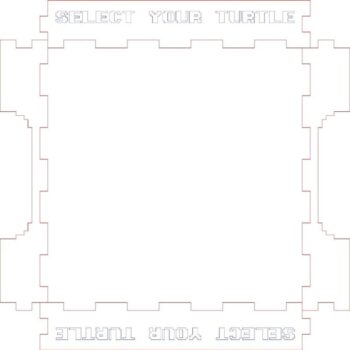 Intra απο ξύλο plywood 3mm-4mm πάχος - Σετ σουβέρ TMNT2 Δίασταση 30x30 cm Intraeaxys-0788yv47 - Image 7