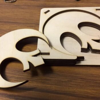 Intra απο ξύλο plywood 3mm-4mm πάχος - Σουβέρδες με λογότυπο Star Wars Rebel Alliance Δίασταση 30x30 cm Intraeaxys-51r8q0v7 - Image 1