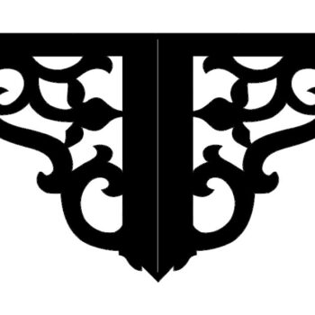 Intra απο ξύλο plywood 3mm-4mm πάχος - Γωνιακός βραχίονας ραφιού 10 Δίασταση 30x30 cm Intraeaxys-67wz2m72 - Image 1