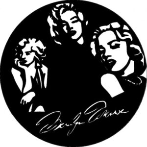 Intra απο ξύλο plywood 3mm-4mm πάχος - Ρολόι Μέριλιν Δίασταση 30x30 cm Intraeaxys-6o39ejon