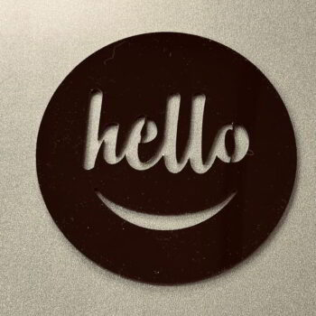 Intra απο ξύλο plywood 3mm-4mm πάχος - Γεια σου Smiley Face Δίασταση 30x30 cm Intraeaxys-51rr5501 - Image 3