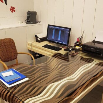 Intra απο ξύλο plywood 3mm-4mm πάχος - Αρχείο Wave Glass Table DWG Δίασταση 30x30 cm Intraeaxys-p7ymde67 - Image 1