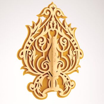 Intra απο ξύλο plywood 3mm-4mm πάχος - DIY ξύλινα διακοσμητικά γάντζοι τοίχου κρεμάστρα Δίασταση 30x30 cm Intraeaxys-eo4zjy7j - Image 1