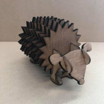 Intra απο ξύλο plywood 3mm-4mm πάχος - Ξύλινα σουβέρ Hedgehog Δίασταση 30x30 cm Intraeaxys-e1gk90do - Image 1