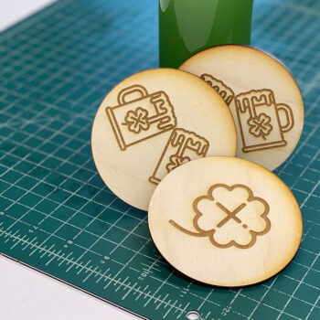 Intra απο ξύλο plywood 3mm-4mm πάχος - Coaster Blanks Δίασταση 30x30 cm Intraeaxys-ro6ygxn7 - Image 1