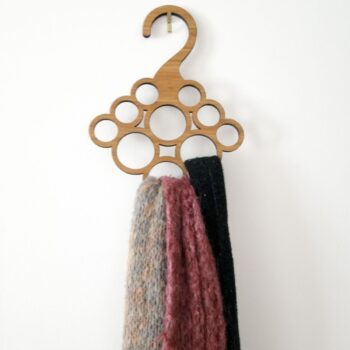 Intra απο ξύλο plywood 3mm-4mm πάχος - Κρεμάστρα κασκόλ Δίασταση 30x30 cm Intraeaxys-d1lv0kyo - Image 1