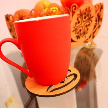 Intra απο ξύλο plywood 3mm-4mm πάχος - Στρογγυλό σουβέρ για φλιτζάνι τσαγιού Δίασταση 30x30 cm Intraeaxys-m1d69ex7 - Image 6