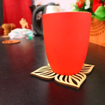 Intra απο ξύλο plywood 3mm-4mm πάχος - Σουβέρ φλοράλ για φλιτζάνι τσαγιού Δίασταση 30x30 cm Intraeaxys-zo9y4x47 - Image 5