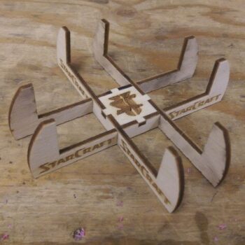 Intra απο ξύλο plywood 3mm-4mm πάχος - Ξύλινη θήκη σουβέρ Δίασταση 30x30 cm Intraeaxys-ro6y2dm7 - Image 1