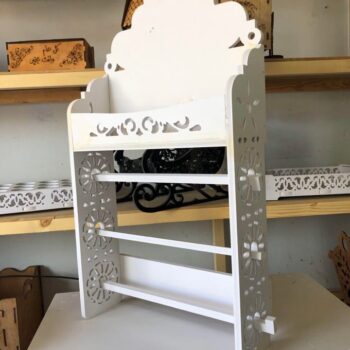 Intra απο ξύλο plywood 3mm-4mm πάχος - Ράφι χαρτιού Χώρος αποθήκευσης ραφιού χαρτιού Δίασταση 30x30 cm Intraeaxys-eo20m367 - Image 1