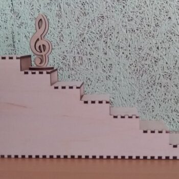 Intra απο ξύλο plywood 3mm-4mm πάχος - Πρότυπο επίδειξης βάσης για ξύλινη σκάλα σκάλας Δίασταση 40x50 cm Intraeaxys-qommkkpo - Image 1