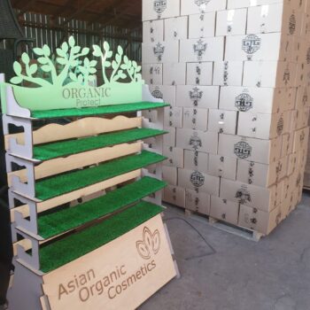 Intra απο ξύλο plywood 3mm-4mm πάχος - Εμφάνιση προτύπου βάσης αποθήκευσης Δίασταση 30x30 cm Intraeaxys-ro6yvr37 - Image 1