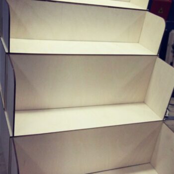 Intra απο ξύλο plywood 3mm-4mm πάχος - Πρότυπο βάσης οθόνης 4 επιπέδων Δίασταση 30x30 cm Intraeaxys-voq25v6o - Image 1