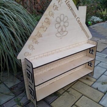 Intra απο ξύλο plywood 3mm-4mm πάχος - Ράφι Δίασταση 30x30 cm Intraeaxys-eo20k537 - Image 1