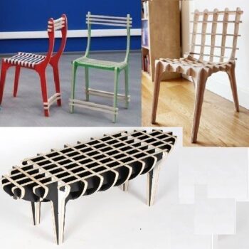 Intra απο ξύλο plywood 3mm-4mm πάχος - Τραπεζάκι σαλονιού Δίασταση 30x30 cm Intraeaxys-lopx0x1w - Image 1