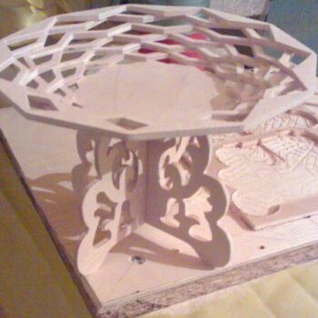 Intra απο ξύλο plywood 3mm-4mm πάχος - Vazochka Δίασταση 30x30 cm Intraeaxys-voq2rpjo - Image 1