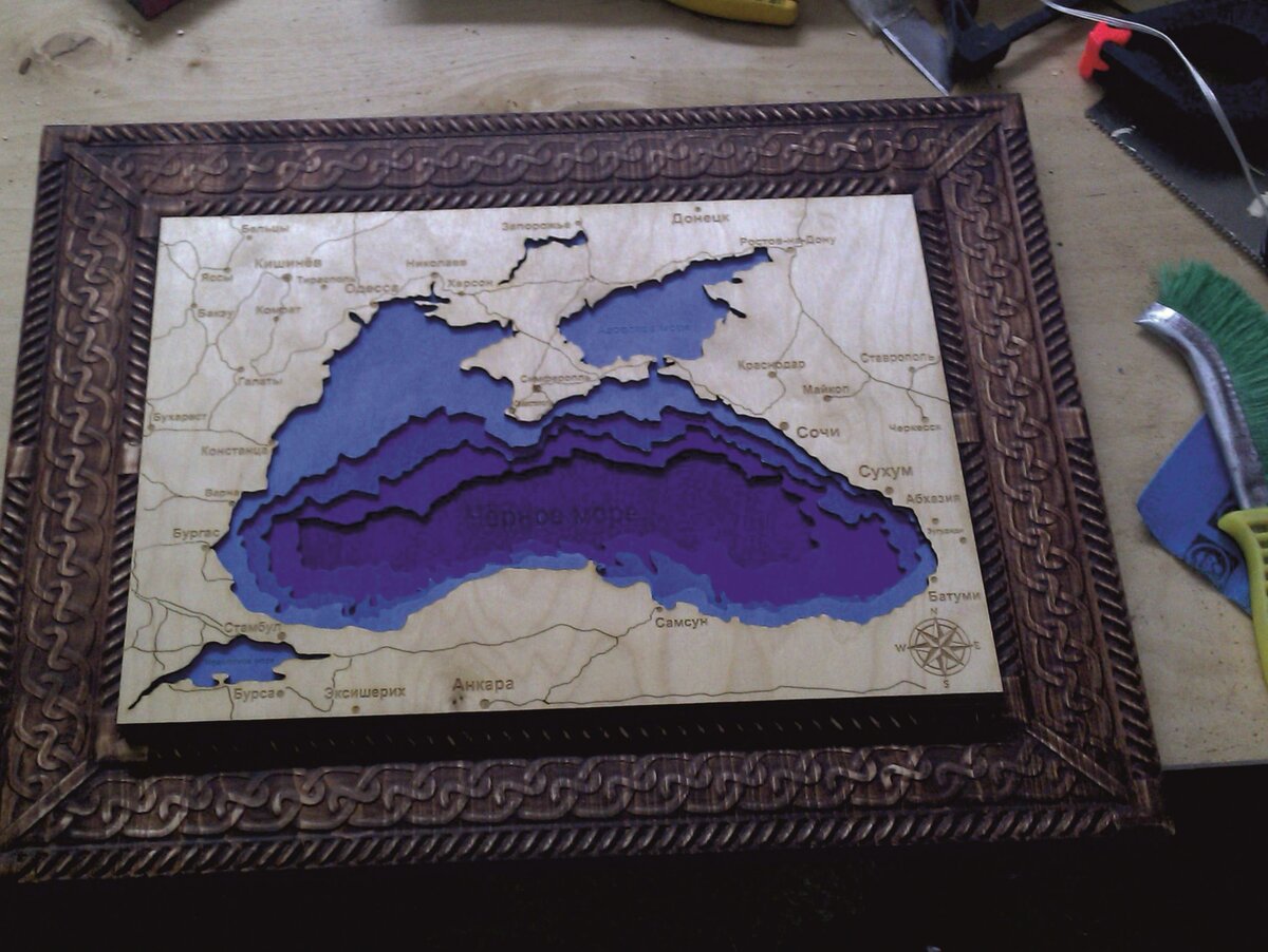 Intra απο ξύλο plywood 3mm-4mm πάχος - Διακοσμητικό πλαίσιο Δίασταση 30x30 cm Intraeaxys-67wlq831