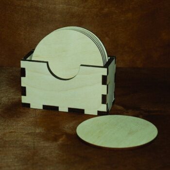 Intra απο ξύλο plywood 3mm-4mm πάχος - Χαρτοθήκη χαρτοπετσέτας Κουτί χαρτοπετσέτας με σουβέρ Δίασταση 30x30 cm Intraeaxys-ro6y4lm7 - Image 1